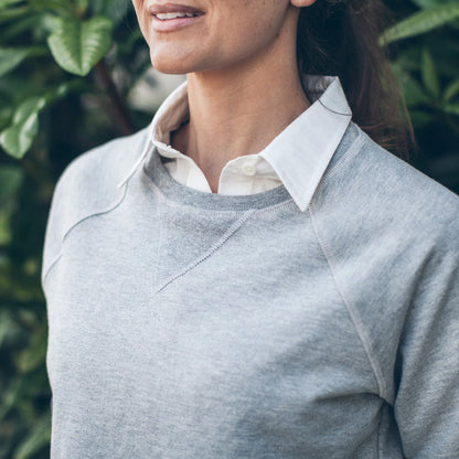 The Weekend Sweatshirt in Heather Grey