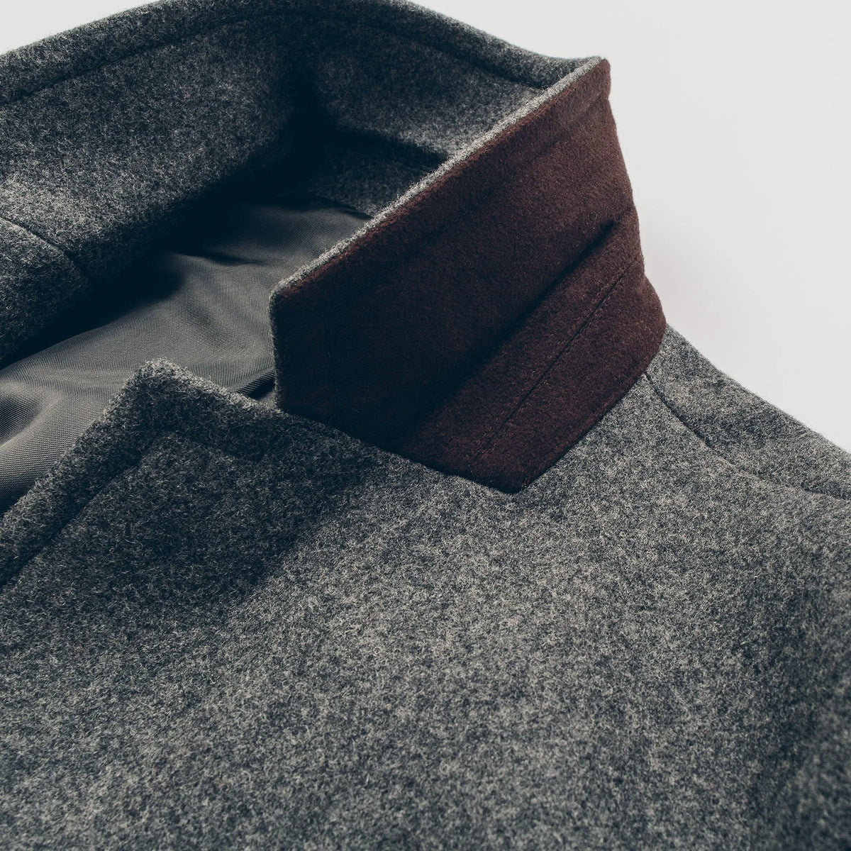 The Telegraph Blazer in Charcoal Wool