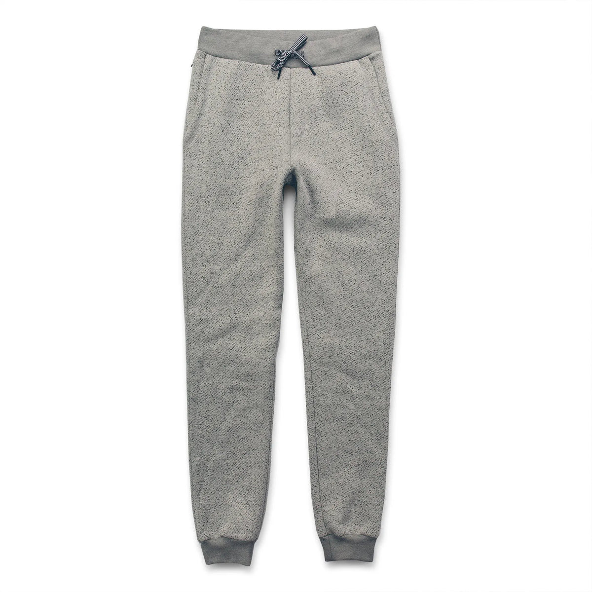 The Travel Pant in White Fleck Fleece