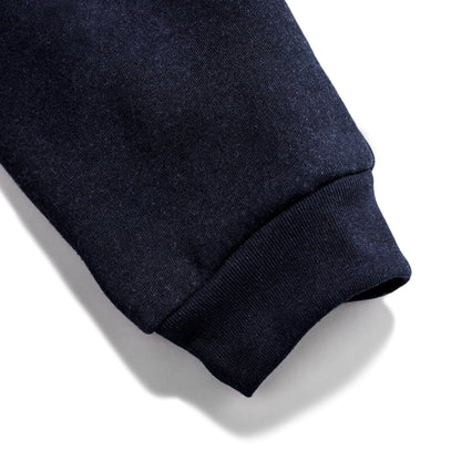 The Travel Pant in Indigo Fleece