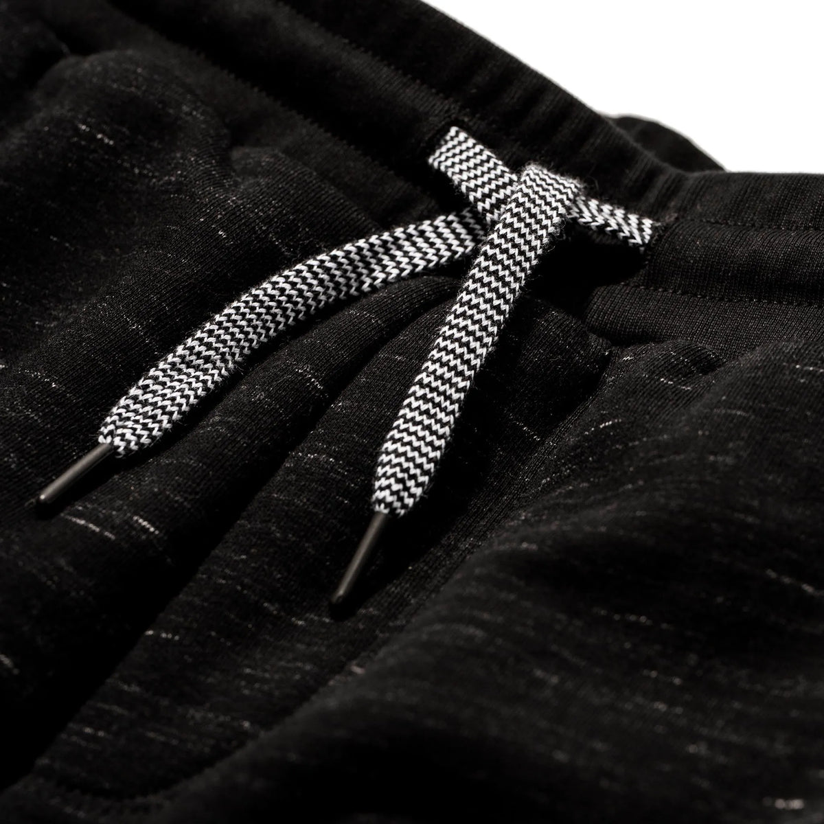 The Travel Pant in Black Fleece