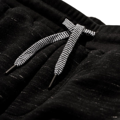 The Travel Pant in Black Fleece