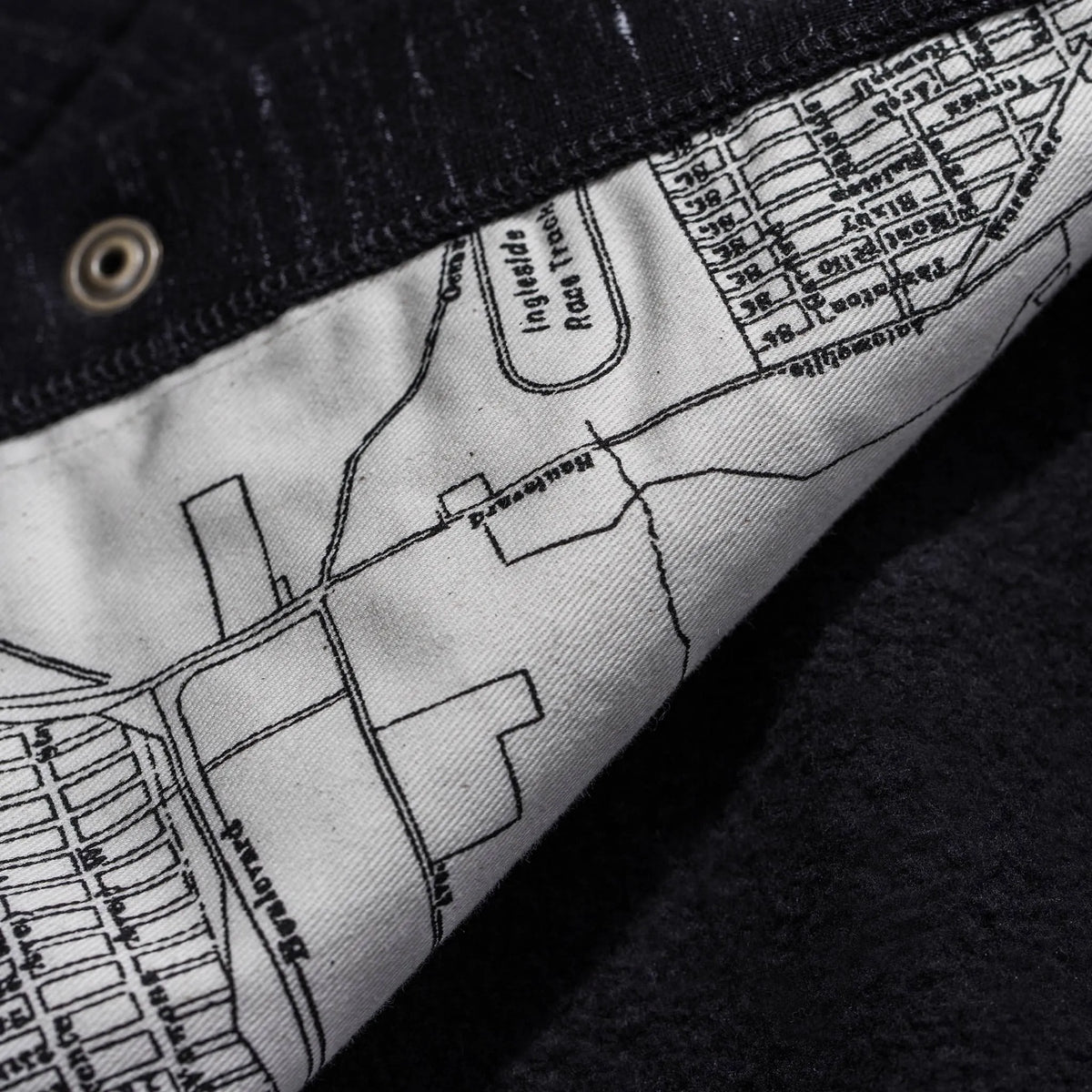 The Bomber in Black Fleece