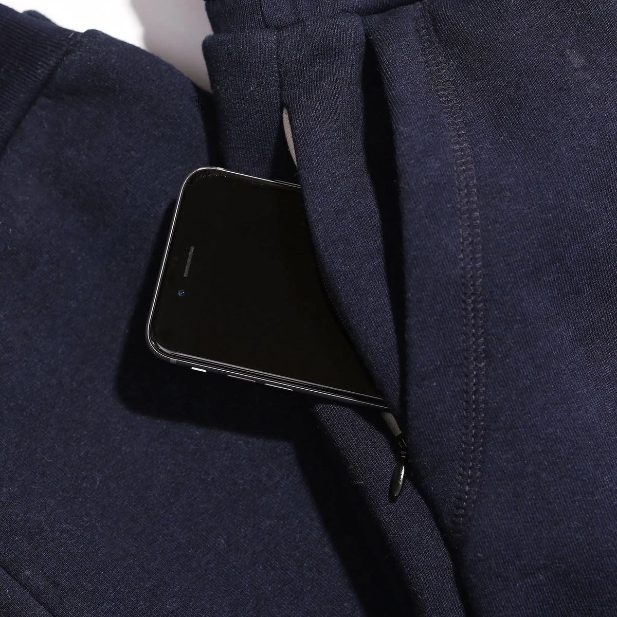 The Travel Pant in Indigo Fleece