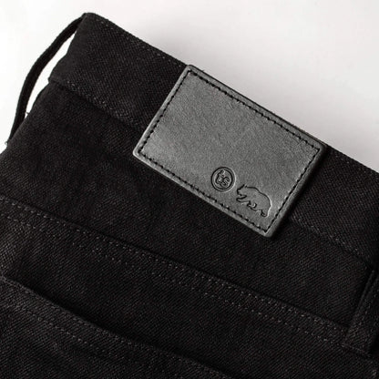 The Slim Jean in Black Selvage