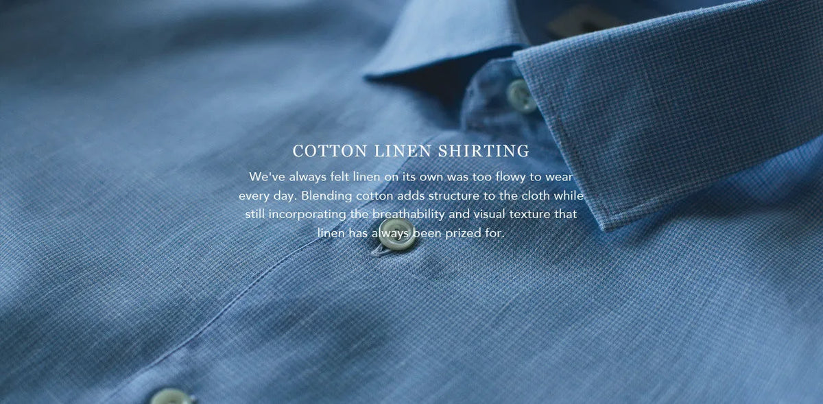 The Hyde in Mini Houndstooth Cotton and Linen