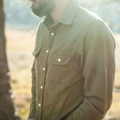 The Yosemite Shirt in Olive Drab