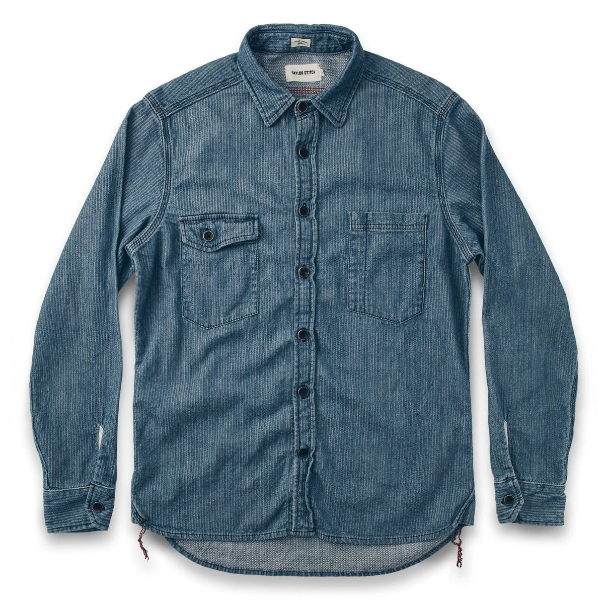 The Utility Shirt in Cone Mills Corded Indigo