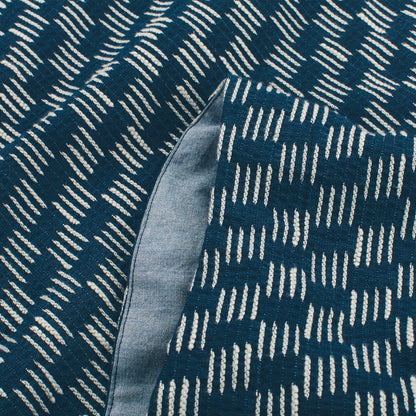 The Sonoma Top in Indigo Jacquard