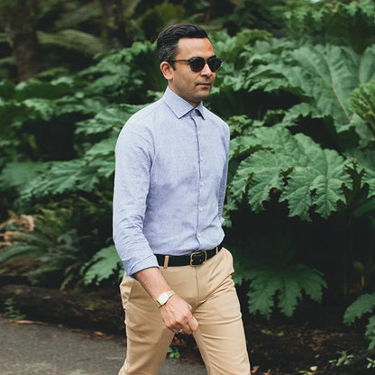 The Hyde in Indigo Cotton and Linen