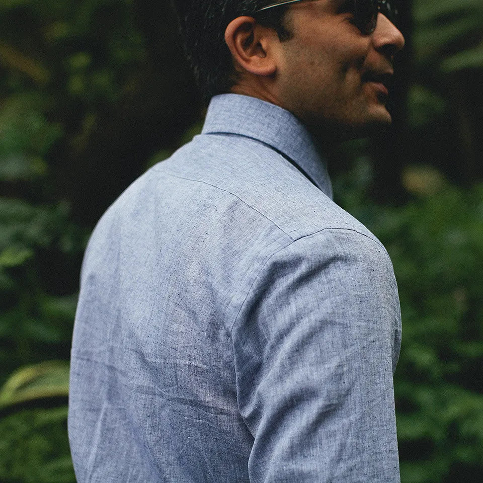 The Hyde in Indigo Cotton and Linen