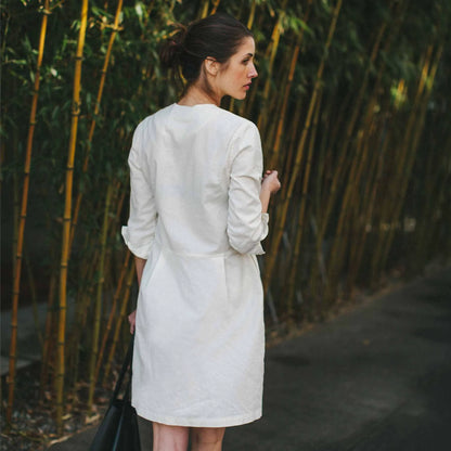 The Juniper Dress in Ivory