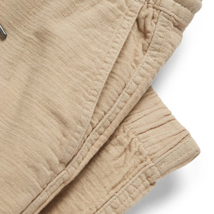 The Apres Pant in Khaki Double Cloth