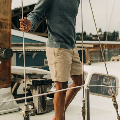The Morse Short in Sand Linen