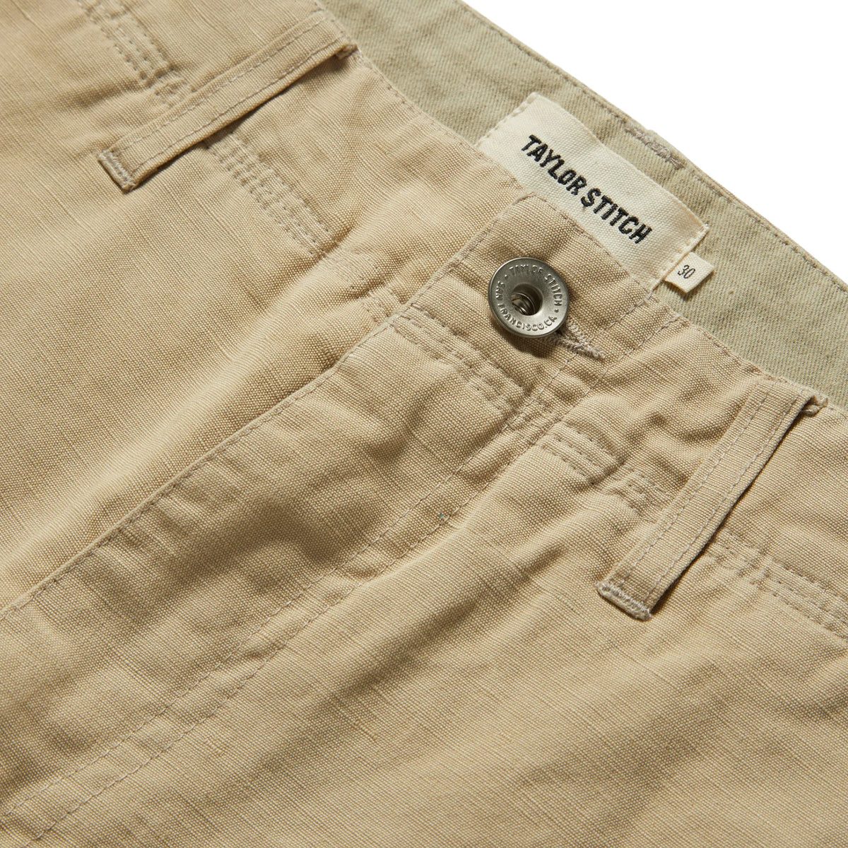 The Morse Short in Sand Linen