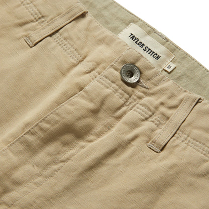 The Morse Short in Sand Linen