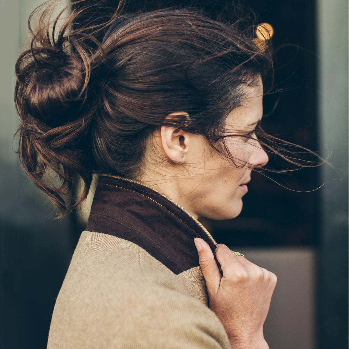The Telegraph Blazer in Camel Italian Herringbone