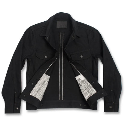 The Long Haul Jacket in Yoshiwa Mills Black Selvage