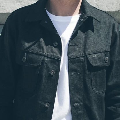 The Long Haul Jacket in Yoshiwa Mills Black Selvage