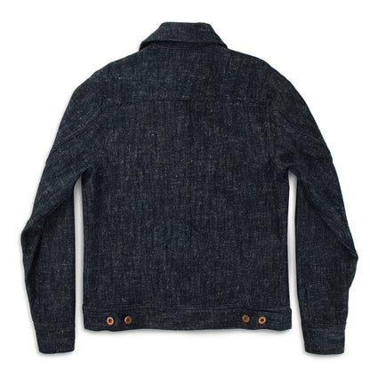 The Pacific Jacket in Indigo Silk Denim