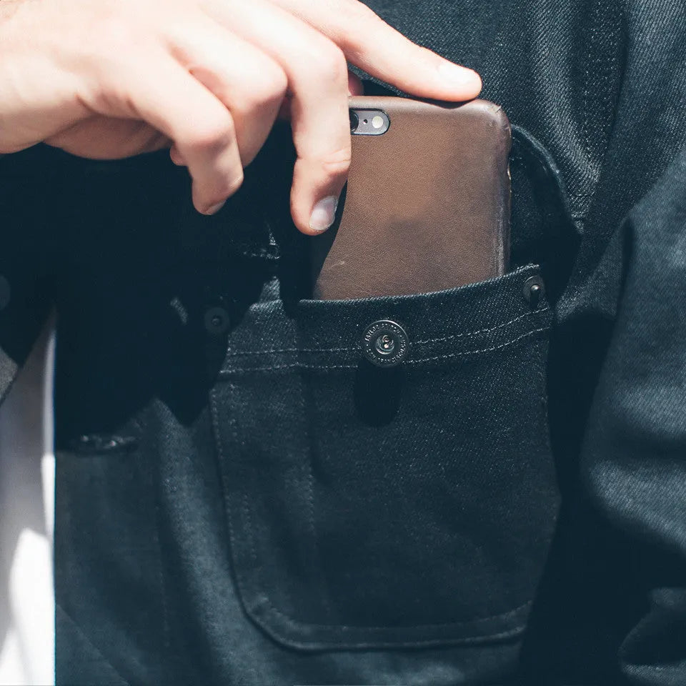 The Long Haul Jacket in Yoshiwa Mills Black Selvage