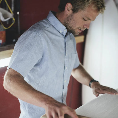 The Short Sleeve Jack in Light Blue