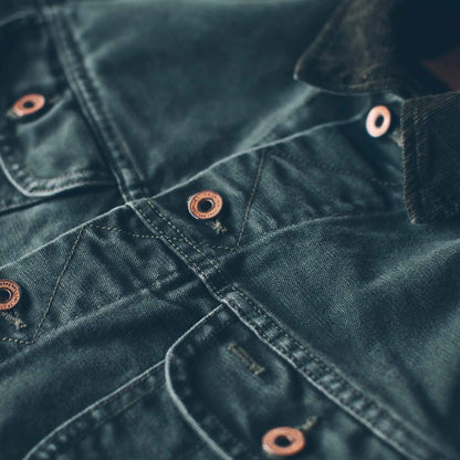 The Long Haul Jacket in Washed Olive Duck