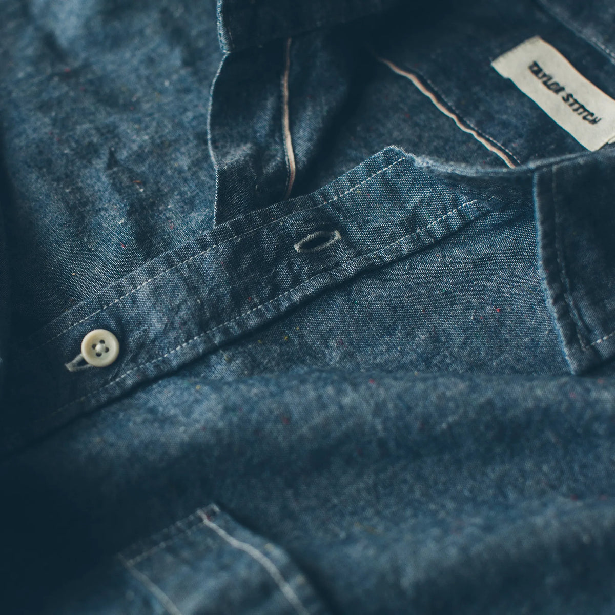 The California in Selvage Confetti Chambray