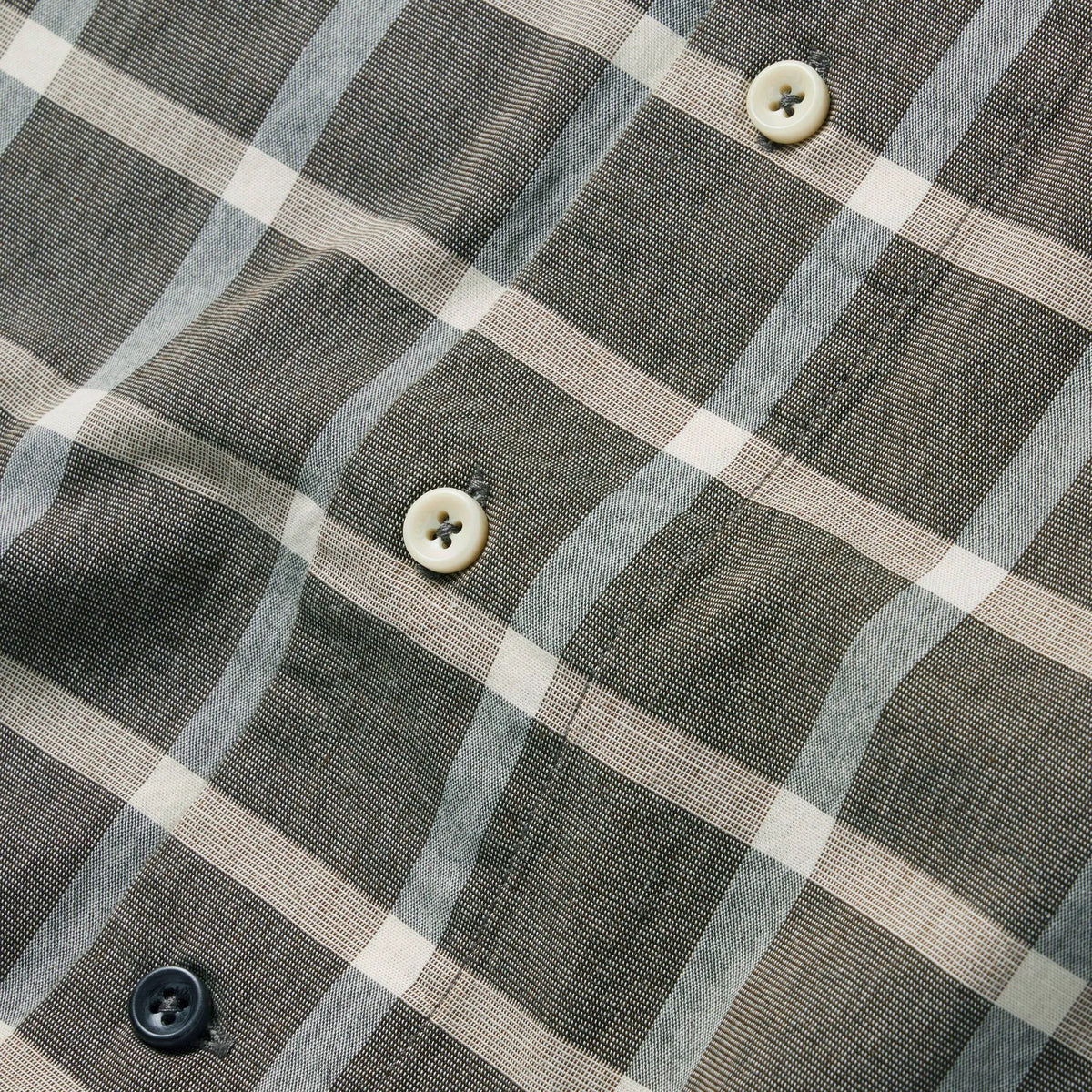 The Short Sleeve Hawthorne in Espresso Plaid
