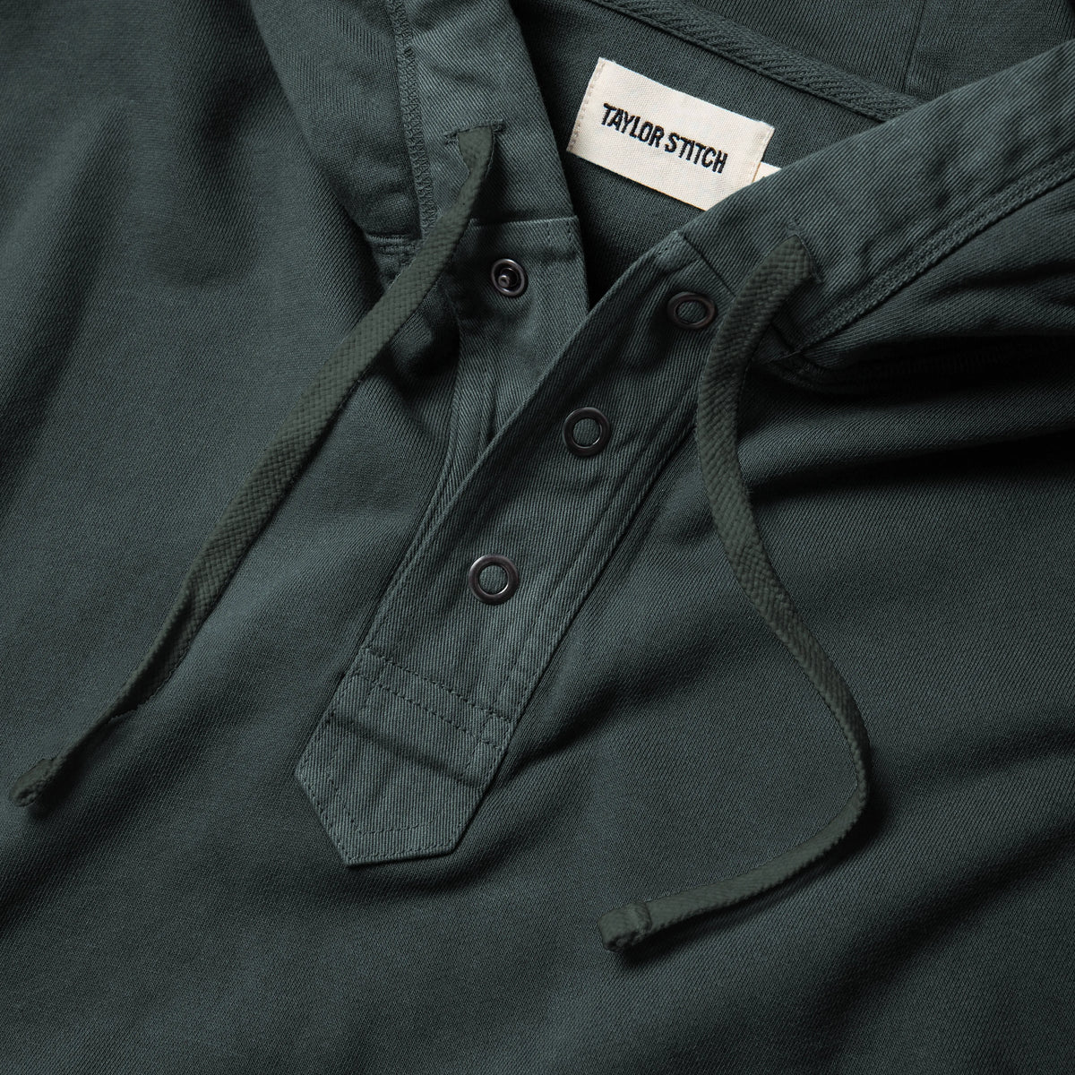 The Fillmore Snap Hoodie in Deep Sea Terry