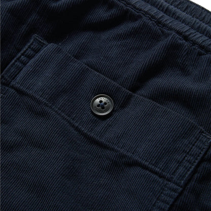 The Apres Short in Dark Navy Pinwale