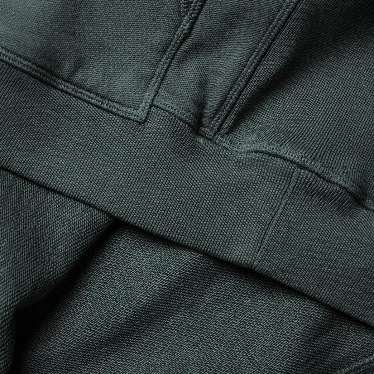 The Fillmore Snap Hoodie in Deep Sea Terry
