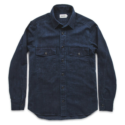 The Maritime Shirt Jacket in Sea Washed Indigo
