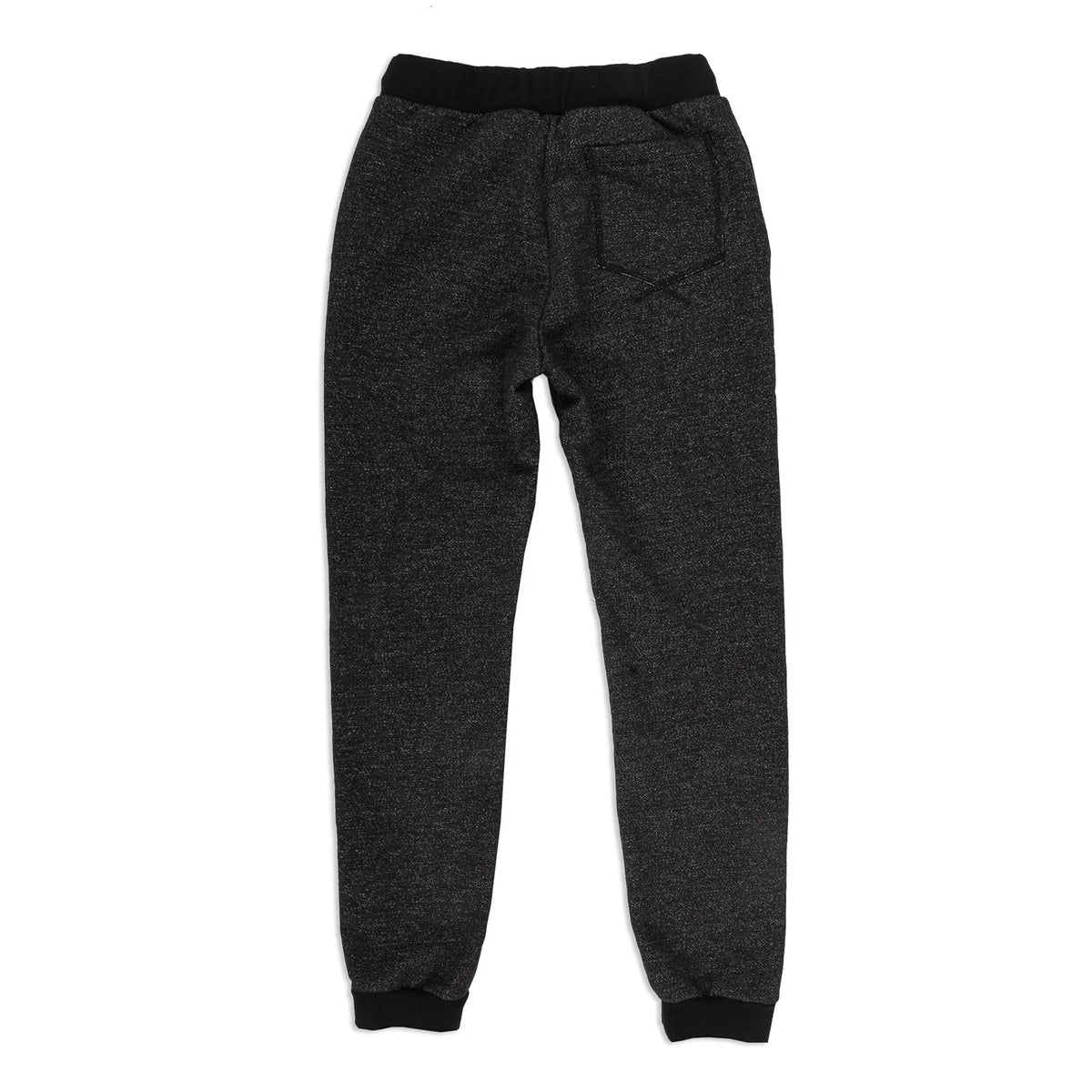 The Men's Apres Sweatpant in Salt and Pepper Fleece