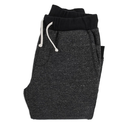 The Men's Apres Sweatpant in Salt and Pepper Fleece