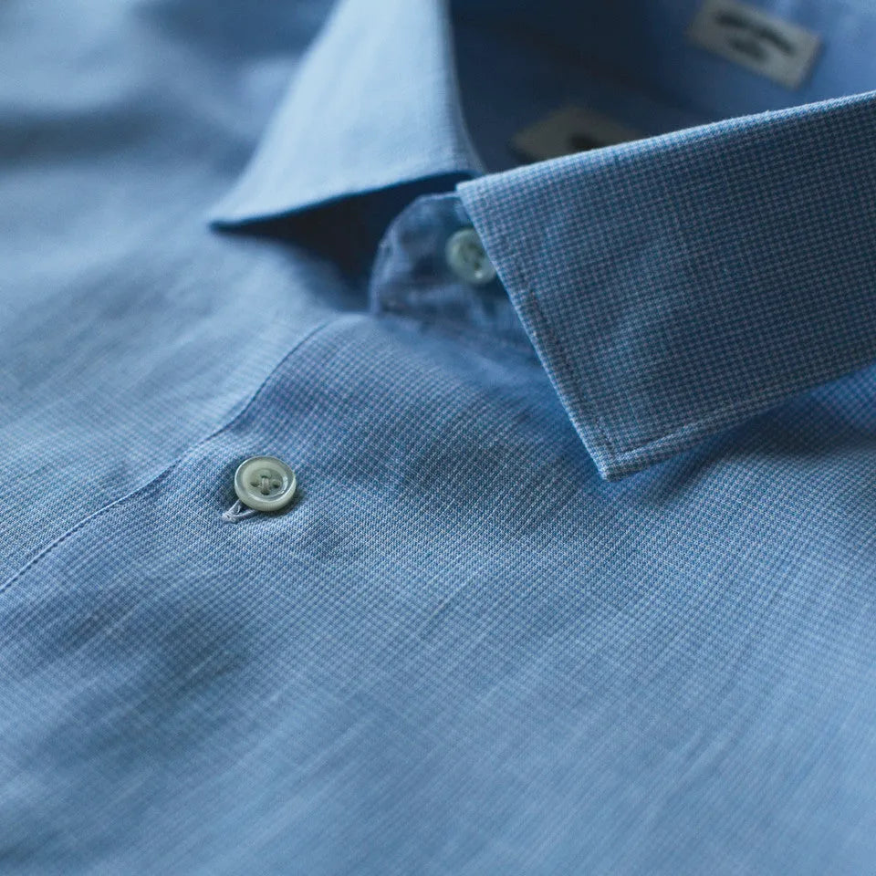 The Hyde in Mini Houndstooth Cotton and Linen