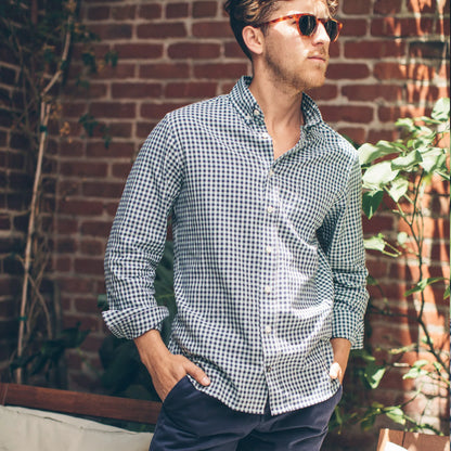 The Jack in Mint Gingham Oxford
