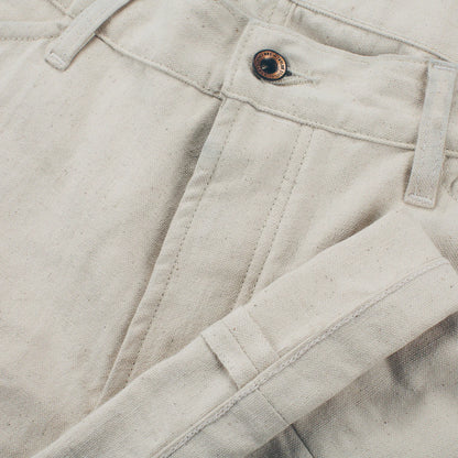 The Camp Pant in Natural Selvage Canvas