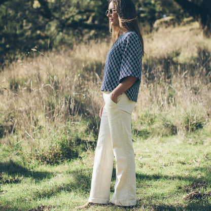 The Greenwich Pant in Natural Denim