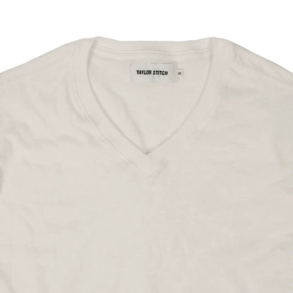 The V-Neck Tee in Natural