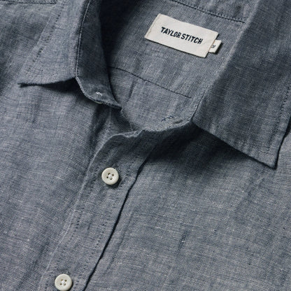 The Short Sleeve California in Navy Hemp