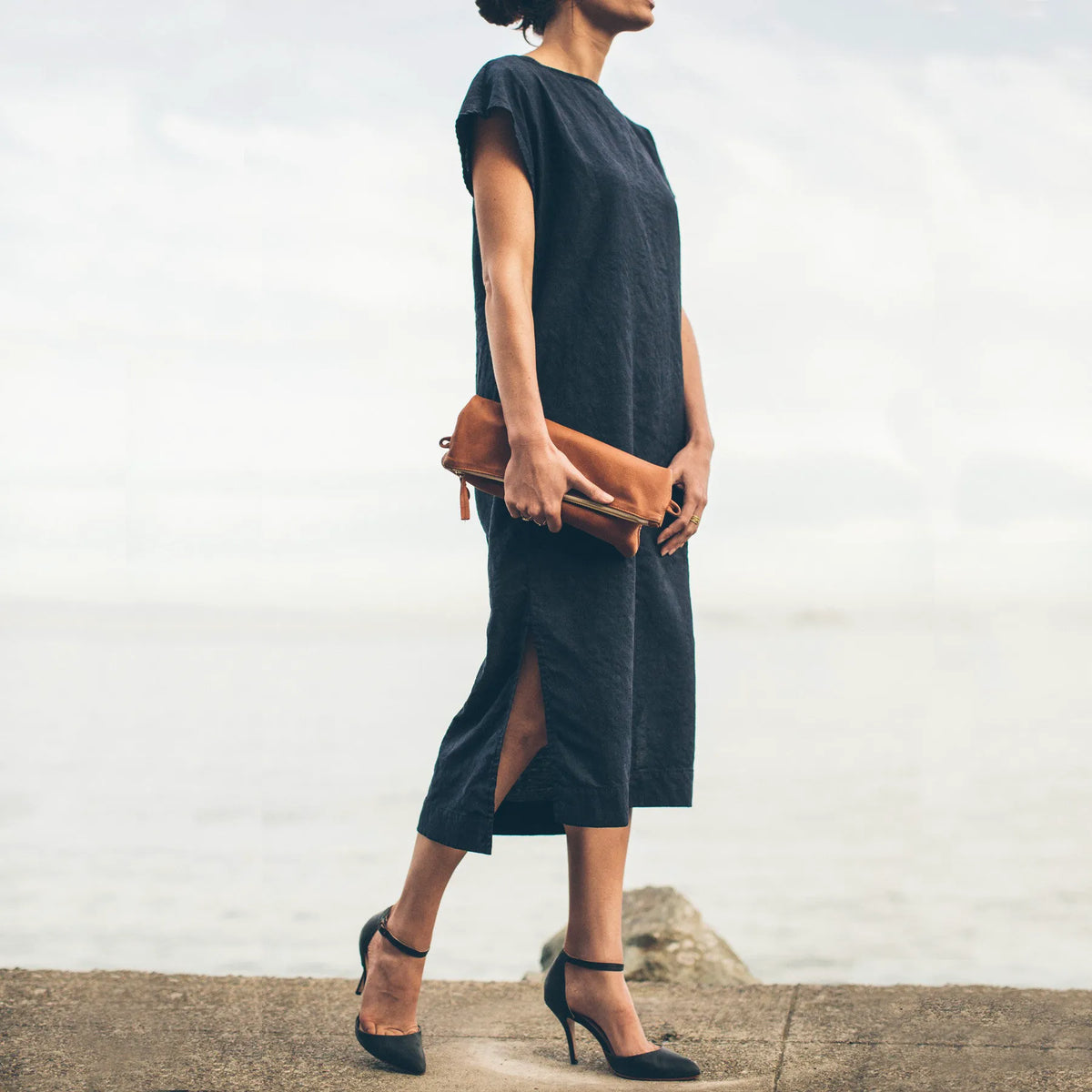 The Loma Dress in Navy