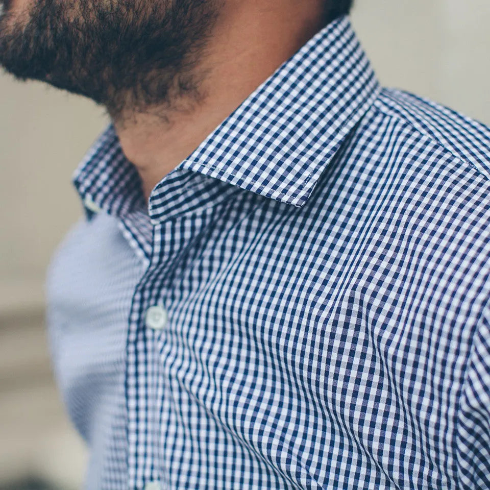 The Hyde in Navy Mini Gingham