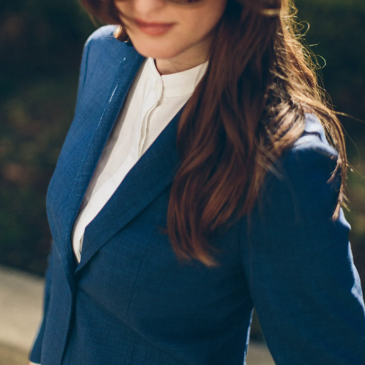 The Telegraph Blazer in Cobalt