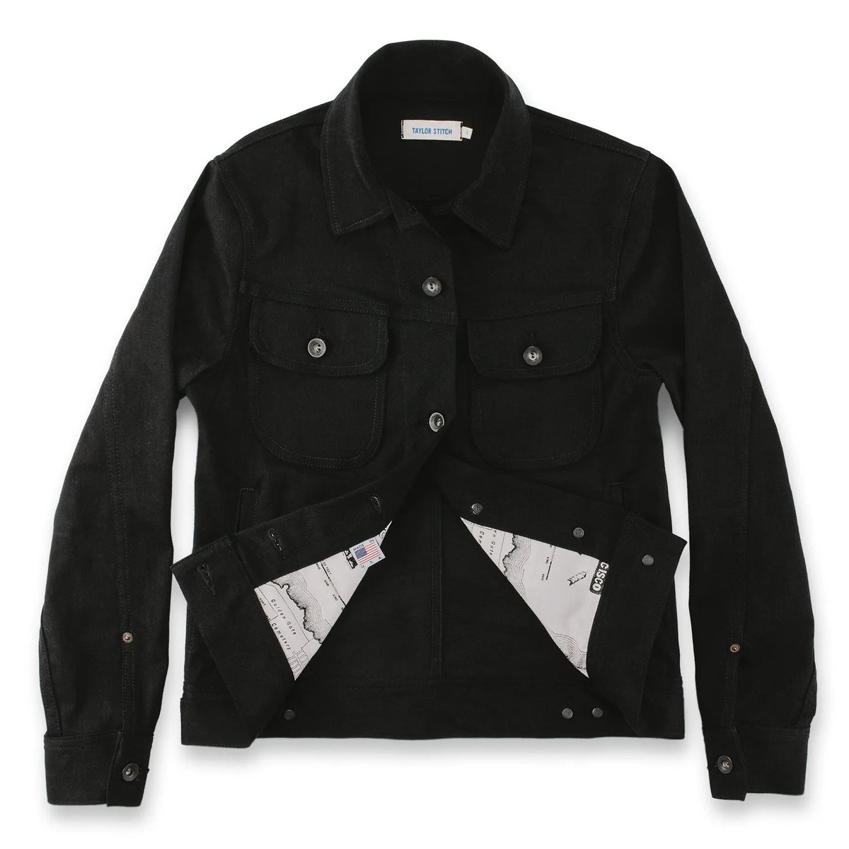 The Pacific Jacket in Noir
