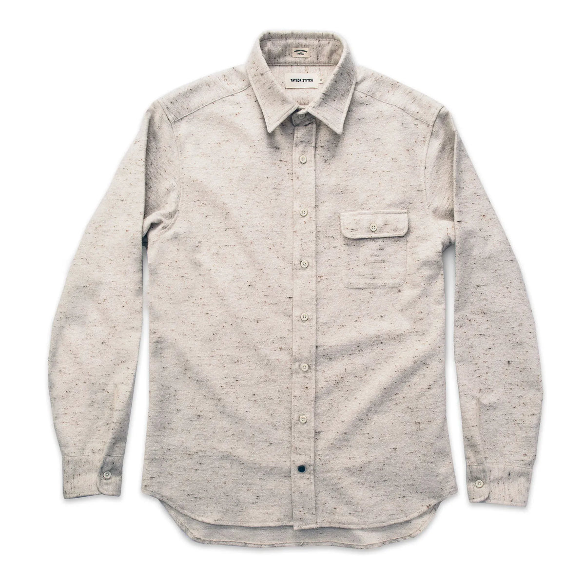 The Sun Down Shirt in Speckled Oatmeal