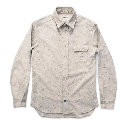 The Sun Down Shirt in Speckled Oatmeal