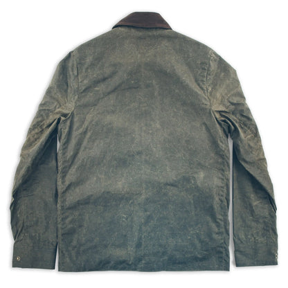 The Rover Jacket in Dark Olive Beeswaxed Canvas