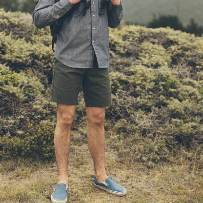 The Camp Short in Moss Duck Canvas