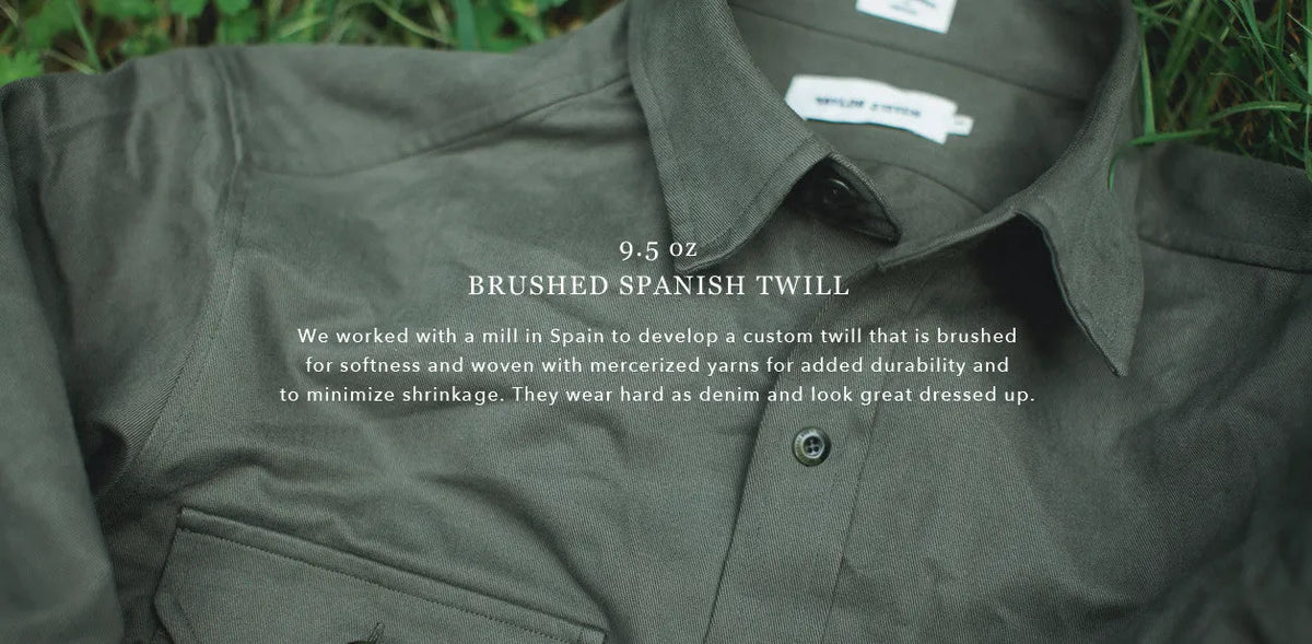 Olive Twill Highlands Shirt